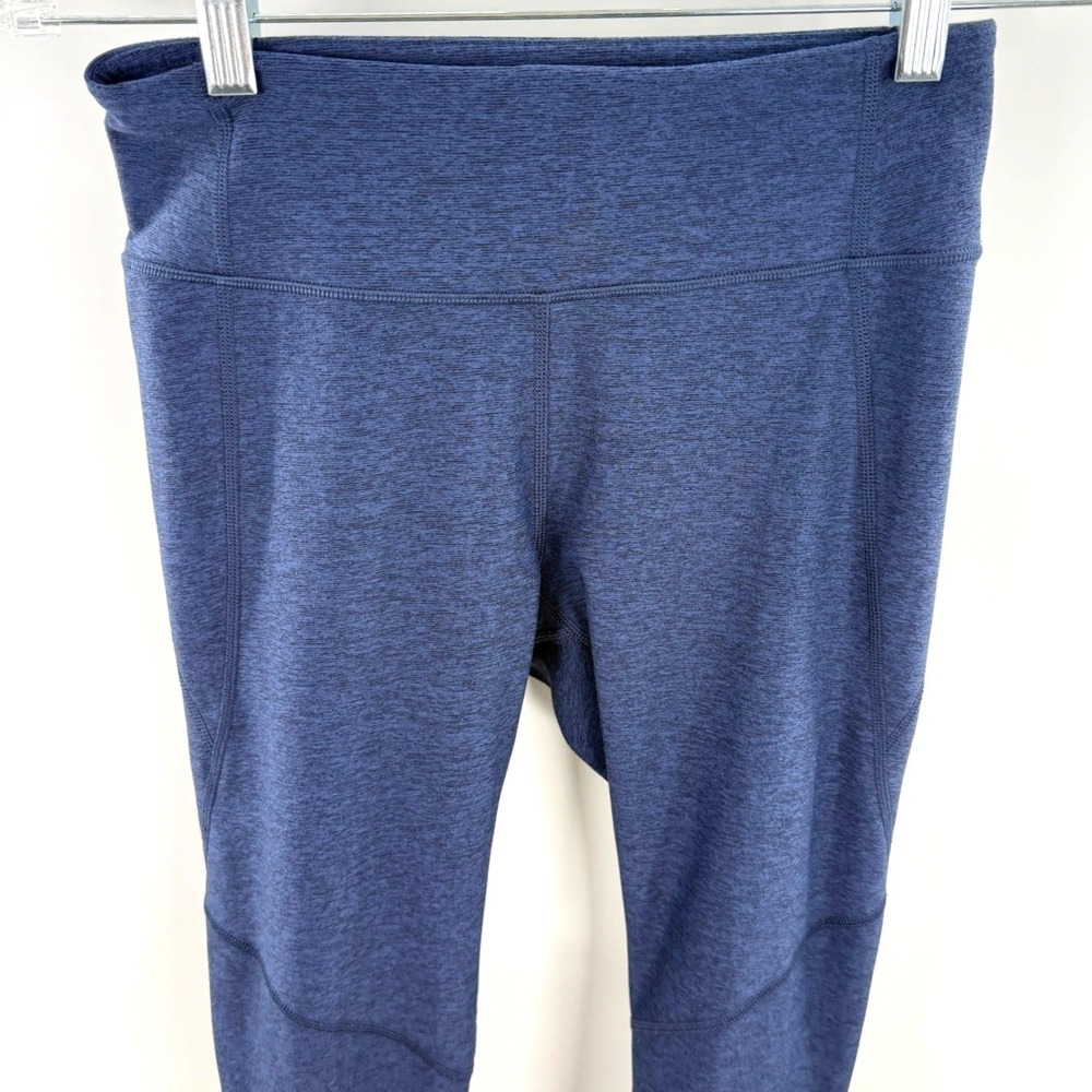 Outdoor Voices Blue Warmup Leggings High Rise Compression Size Small Athletic